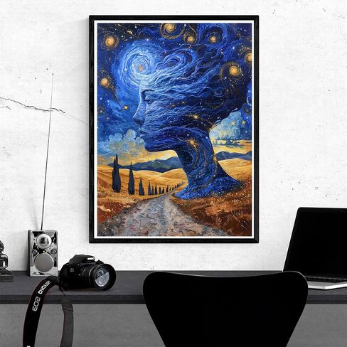 Kaliosy 5D Diamond Art Kits for Adults Skeleton Octopus by Number Kits, Diamond Painting Art DIY Full Drill Crystal Craft Cross Stitch Embroidery Decoration (12x16 inch) 30x40 cm in Saudi Arabia