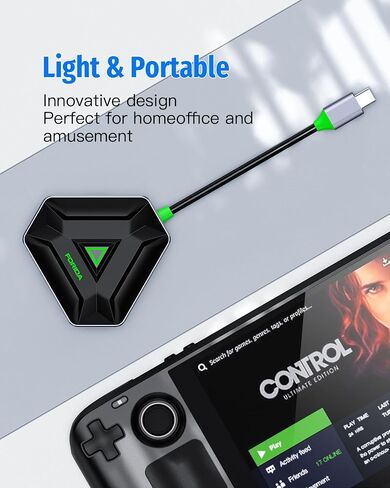 FORIDA 6 منافذ USB C Hub، محول USB C متعدد المنافذ، محطة إرساء كمبيوتر محمول USB C لأجهزة MacBook Pro وDell وHP وSamsung والمزيد من أجهزة USB C (2 منفذ USB 3.0، قارئ بطاقة SD/TF، ​​4K@60HZ HDMI، 100W PD ) in Kuwait