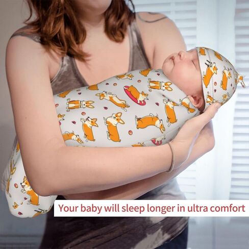 البيسبول الوليد قماط بطانية الطفل الاشياء الطفل التقميط بطانية مع قبعة مجموعة كيس نوم لينة للجنسين الفتيات الفتيان in Kuwait