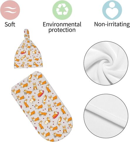 البيسبول الوليد قماط بطانية الطفل الاشياء الطفل التقميط بطانية مع قبعة مجموعة كيس نوم لينة للجنسين الفتيات الفتيان in Kuwait