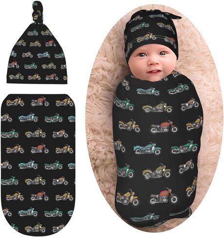 البيسبول الوليد قماط بطانية الطفل الاشياء الطفل التقميط بطانية مع قبعة مجموعة كيس نوم لينة للجنسين الفتيات الفتيان in Kuwait