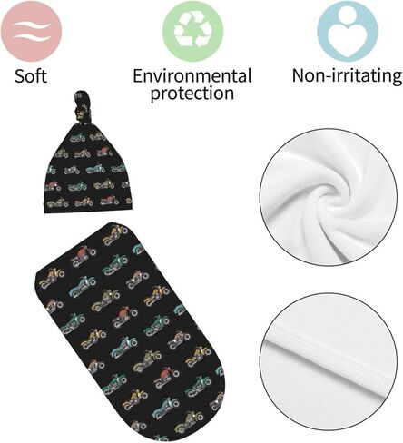 البيسبول الوليد قماط بطانية الطفل الاشياء الطفل التقميط بطانية مع قبعة مجموعة كيس نوم لينة للجنسين الفتيات الفتيان in Kuwait