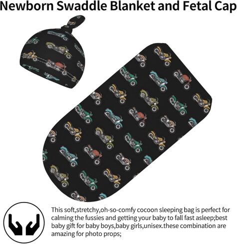 البيسبول الوليد قماط بطانية الطفل الاشياء الطفل التقميط بطانية مع قبعة مجموعة كيس نوم لينة للجنسين الفتيات الفتيان in Kuwait