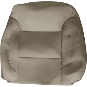 Driver or Passenger Side Bottom Replacement Leather Seat Cover Tan Compatible with Chevy Silverado Tahoe GMC Sierra Yukon 1500 2500 3500 2015-2019 in Kuwait