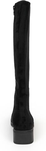 Aerosoles Women's DARIA Knee High Boot, Black Patent Crinkled Faux Leather, 10 in Kuwait