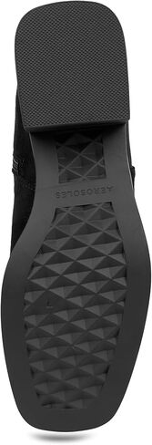 Aerosoles Women's DARIA Knee High Boot, Black Patent Crinkled Faux Leather, 10 in Kuwait