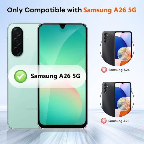 4+4 Pack for Samsung Galaxy A14 5G Screen Protector & Phone Lens Camera Protector 9H Tempered Glass Cell Phone Protector, Anti-Fingerprint Phone Camera Case in Saudi Arabia
