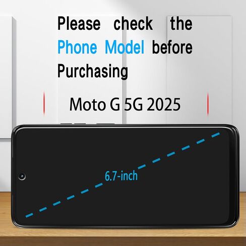 Slanku (3 Pack Tempered Glass for Moto G 5G 2024 Screen Protector, Touch Sensitivity, Scratch Resistant, Bubble Free, Case Friendly in Saudi Arabia