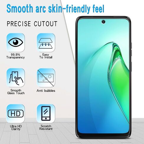 Slanku (3 Pack Tempered Glass for Moto G 5G 2024 Screen Protector, Touch Sensitivity, Scratch Resistant, Bubble Free, Case Friendly in Saudi Arabia