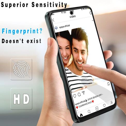 Slanku (3 Pack Tempered Glass for Moto G 5G 2024 Screen Protector, Touch Sensitivity, Scratch Resistant, Bubble Free, Case Friendly in Saudi Arabia