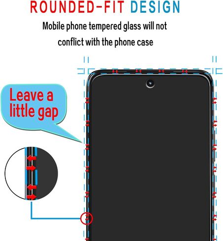 Slanku (3 Pack Tempered Glass for Moto G 5G 2024 Screen Protector, Touch Sensitivity, Scratch Resistant, Bubble Free, Case Friendly in Saudi Arabia