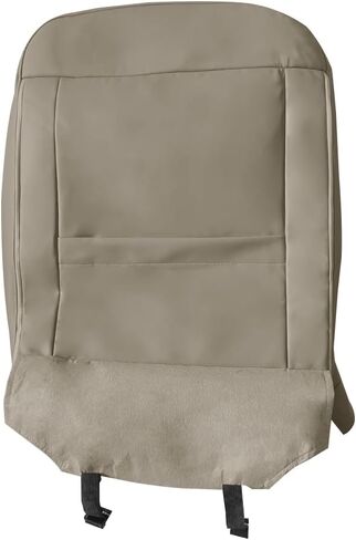 Driver or Passenger Side Bottom Replacement Leather Seat Cover Tan Compatible with Chevy Silverado Tahoe GMC Sierra Yukon 1500 2500 3500 2015-2019 in Kuwait