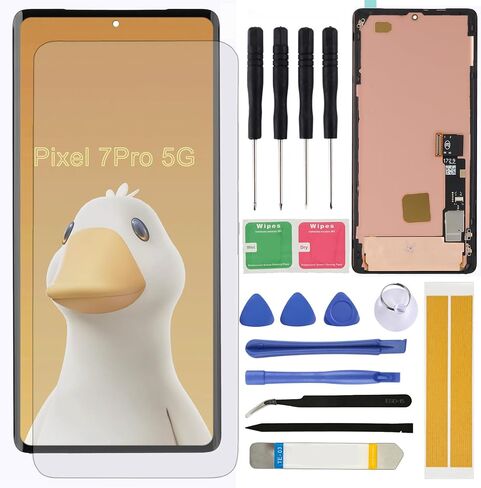 استبدال شاشة OLED LCD متوافقة مع Google Pixel 1 XL 5.5 بوصة، محول رقمي لشاشة تعمل باللمس مع مجموعة أدوات، لاصق مقاوم للماء، 1XL أسود in Kuwait