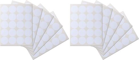 Waterproof Essential Oil Labels, 100 Circles, 2 Inch Diameter, Oil Proof, Highly Durable Blank Stickers in Saudi Arabia