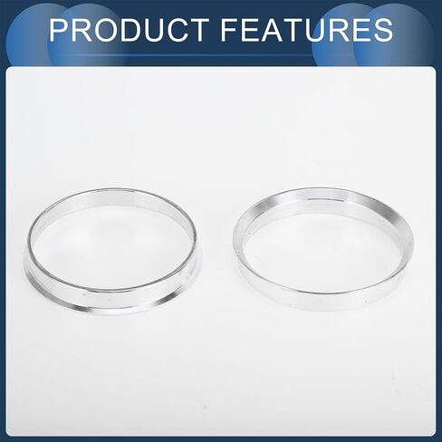 Hub Centric Rings, 56.1mm ID to 64.1mm OD Vehicle Wheel Hubrings Aluminum Alloy, 4 Pcs in Saudi Arabia