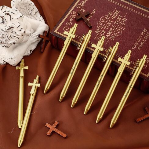30 Pcs Gold Metallic Slim Ballpoint Pens Bulk Retractable Black Ink Medium Point (0.5mm) Smooth Writing Pens for Wedding Bridal Shower Business Office Students Teachers in Saudi Arabia