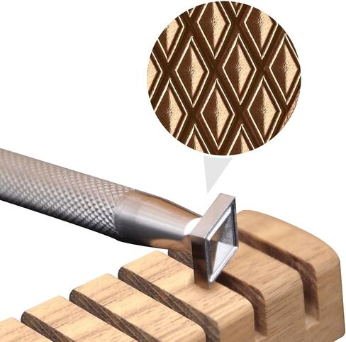 Leather Craft Stamping Tool,Fish Scale Pattern Leather Craft Stamping Tool with 304 Stainless Steel #113 in Saudi Arabia