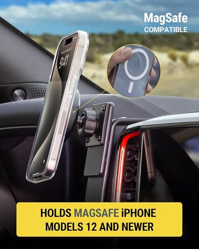 Scosche MP2WDLHD MagicMount™ Pro2 XL Heavy Duty, Strong Suction Cup Cell Phone Mount, Long Arm Windshield/Dashboard Phone Holder with Anti-Shake Stabilizer for iPhone, Android, Tablet, Car, Truck in Saudi Arabia
