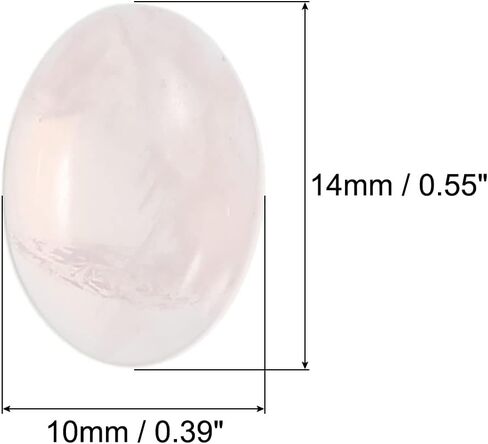 MECCANIXITY Flat Oval Stone,Oval Cabochons Stones 14mm x 10mm Natural Stone Cabochons for Jewelry Making DIY Photo Frame Home Decor (Pack of 10, Turquoise) in Saudi Arabia