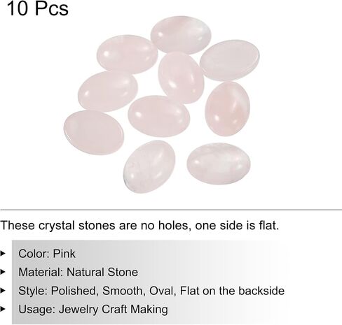 MECCANIXITY Flat Oval Stone,Oval Cabochons Stones 14mm x 10mm Natural Stone Cabochons for Jewelry Making DIY Photo Frame Home Decor (Pack of 10, Turquoise) in Saudi Arabia