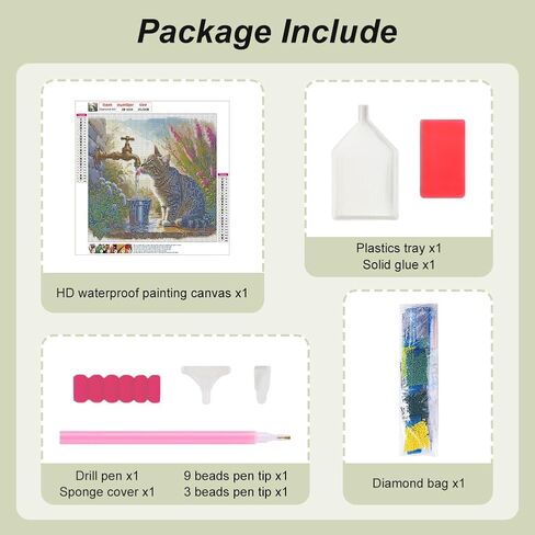 AMORARS Diamond Painting Kit for Adults, 5D Horse Diamond Art for Beginners - DIY Full Diamond Dot Gem Art Painting, Suitable Gifts and Home Wall Decoration Crafts, 12X12Inch in Kuwait