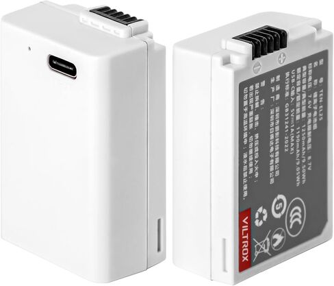 بطاريات الكاميرا Viltrox EN-EL15C 2 ، 7.2V 2400mAh 17.3WH ، USB-C الشحن السريع ، بطارية الكاميرا القابلة لإعادة الشحن متوافقة مع كاميرا Nikon D500 in Kuwait