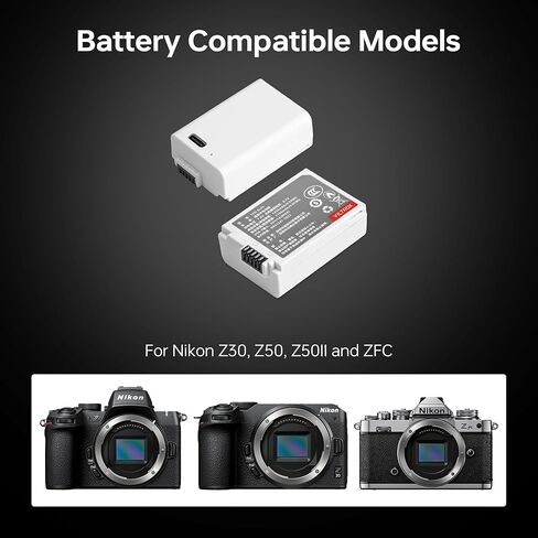 بطاريات الكاميرا Viltrox EN-EL15C 2 ، 7.2V 2400mAh 17.3WH ، USB-C الشحن السريع ، بطارية الكاميرا القابلة لإعادة الشحن متوافقة مع كاميرا Nikon D500 in Kuwait