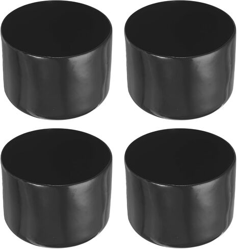 5 Pack Screw Thread Protector Cover Rubber End Caps, [for Screw, Bolt, Rod End Cap] - 1.5"(37mm) ID/Black in Saudi Arabia