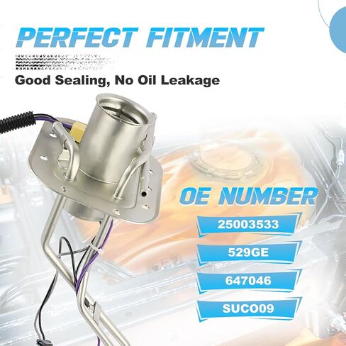 Diesel Fuel Sending Unit 16 gal. FMSU-9DES Compatible with Ford F-250, F-350 1994-1997 F-Series Diesel Pickup Sending Unit Side Metal Tank FMSU9DES in Saudi Arabia