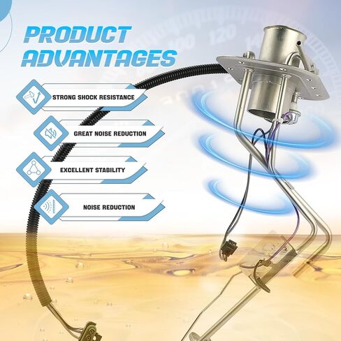Diesel Fuel Sending Unit 16 gal. FMSU-9DES Compatible with Ford F-250, F-350 1994-1997 F-Series Diesel Pickup Sending Unit Side Metal Tank FMSU9DES in Saudi Arabia