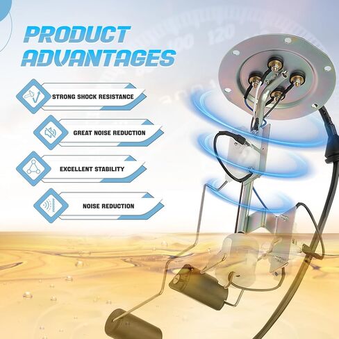 Diesel Fuel Sending Unit 16 gal. FMSU-9DES Compatible with Ford F-250, F-350 1994-1997 F-Series Diesel Pickup Sending Unit Side Metal Tank FMSU9DES in Saudi Arabia