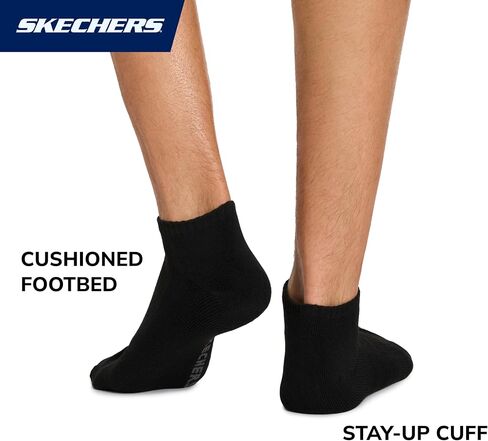 Skechers Men 10 Pack Pack Cushioned Scushioned Low Cut in Saudi Arabia