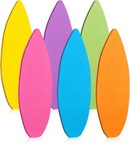 Sratte 8 Pcs Wood Surfboard Blanks Surf Boards for Decorating Unfinished Surfboard Wall Cutouts DIY Wood Craft Sign for Art Creation Graffiti Painting Home Hanging Decoration (13.78 x 5.51 Inches) in Saudi Arabia