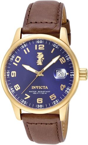 INVICTA MEN 15254 I-Force Blue Dial Watch Brown Leather Watch in Kuwait