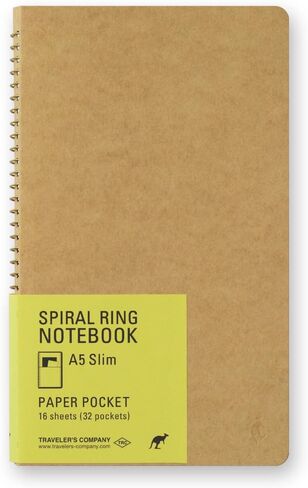 Travelers 15245006 Notebook Spiral Ring, A5 Slim, Unruled, MD White, Polar Bear, 2 Pack in Saudi Arabia
