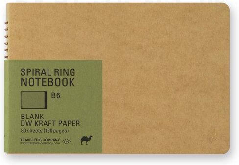 Travelers 15245006 Notebook Spiral Ring, A5 Slim, Unruled, MD White, Polar Bear, 2 Pack in Saudi Arabia