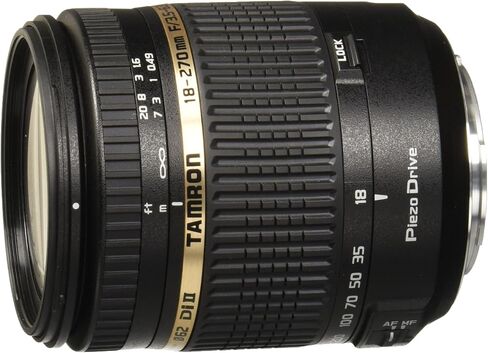 Tamron Auto Focus 18-270mm F/3.5-6.3 VC PZD All-in-One Lens مع محرك مدمج لكاميرات Nikon DSLR (Model B008N) in Kuwait