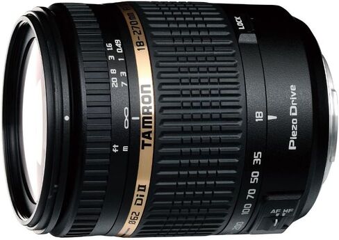 Tamron Auto Focus 18-270mm F/3.5-6.3 VC PZD All-in-One Lens مع محرك مدمج لكاميرات Nikon DSLR (Model B008N) in Kuwait