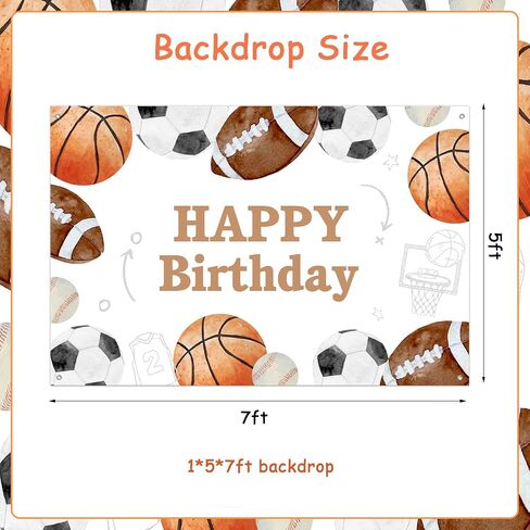5 × 3 قدم الكرة الرياضية ديكورات عيد ميلاد خلفية ، عيد ميلاد سعيد لكرة القدم كرة القدم لكرة القدم لكرة القدم لافتة الأطفال الرياضة in Kuwait