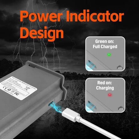قابلة لإعادة التجميع لصيد حزمة بطارية كاميرا الصيد ، تكشف عن حزمة البطارية 6000mAh متوافقة مع كاميرا الصيد X ، XB ، SK ، X Pro ، Pro 3.0 ، X Gen 2.0 ، X Gen 3.0 (2 pack) in Kuwait