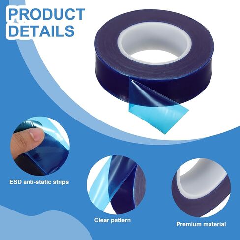 PATIKIL Removable Protective Film Tape, 2 Inch x 656 ft PE Surface Protective Scratch Film Tape Roll for Furniture Electrical Appliances Plastic Hardware No Stickiness Clear in Saudi Arabia