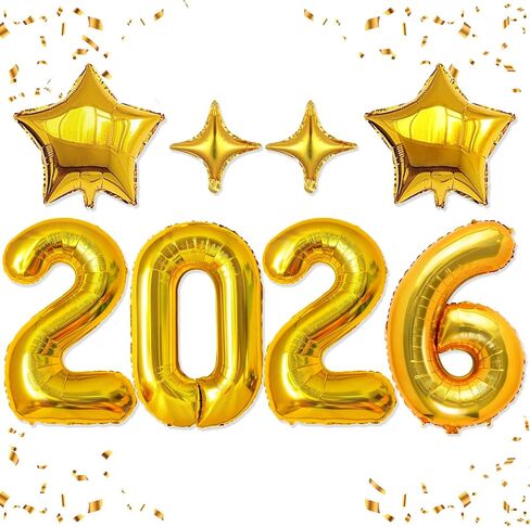42inch Large 2025 Balloon Numbers, with star balloon for Graduation Party Supplies, Graduation party Decorations, Gold Foil congrat graduation balloons 2025 in Saudi Arabia