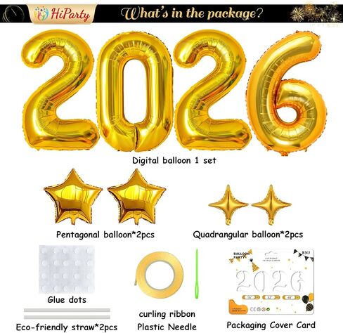 42inch Large 2025 Balloon Numbers, with star balloon for Graduation Party Supplies, Graduation party Decorations, Gold Foil congrat graduation balloons 2025 in Saudi Arabia