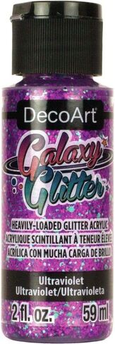 DecoArt Deco Art Galaxy Glitter, 59ml, Silver (Pack of 2) in Saudi Arabia