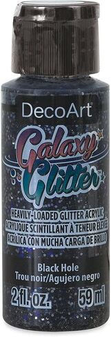 DecoArt Deco Art Galaxy Glitter, 59ml, Silver (Pack of 2) in Saudi Arabia