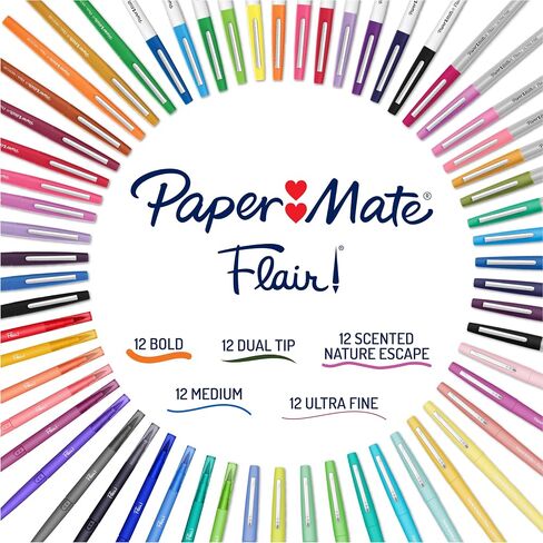 Paper Mate Mate Inkjoy Gel Altimate Pack ، أقلامًا قابلة للسحب ، تتميز بأقلام كلاسيكية ومشرقة! in Saudi Arabia