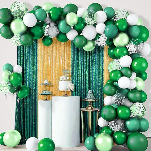 ShinyBeauty 4 Panels Sequin Photo Backdrop, 2FTx8FT Sparkle Backdrop Red and Silver Backdrop Sequin Backdrop Birthday Backdrop Curtains Shimmer Background for Wedding, Photograph Christmas Backdrop in Kuwait