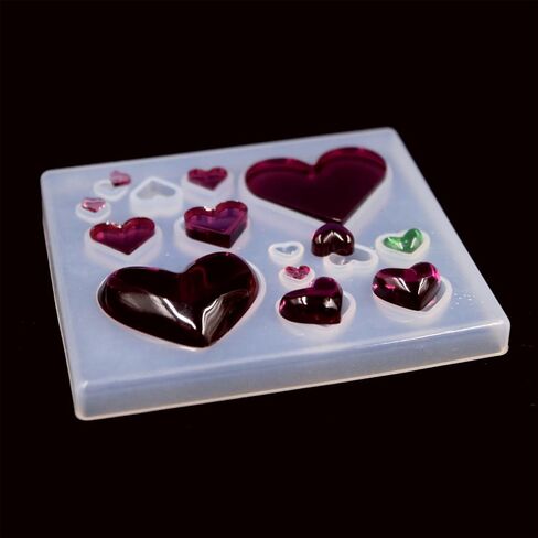 5PCS Hair Clips Silicone Molds Set - Resin Jewelry Making Kit for DIY Crafts Making - Hairpin Molds in Saudi Arabia
