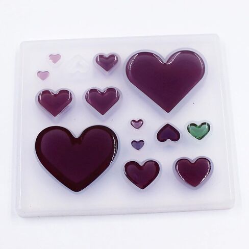 5PCS Hair Clips Silicone Molds Set - Resin Jewelry Making Kit for DIY Crafts Making - Hairpin Molds in Saudi Arabia