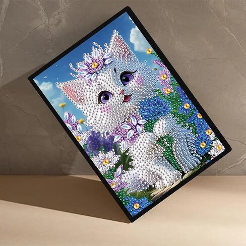 TDFERAN Diamond Art Notebooks DIY Diamond Painting Notebook Gem Art for Adults Valentines Day Journal Special Shaped Crystal Journaling Notebooks Painting Sketchbook in Saudi Arabia